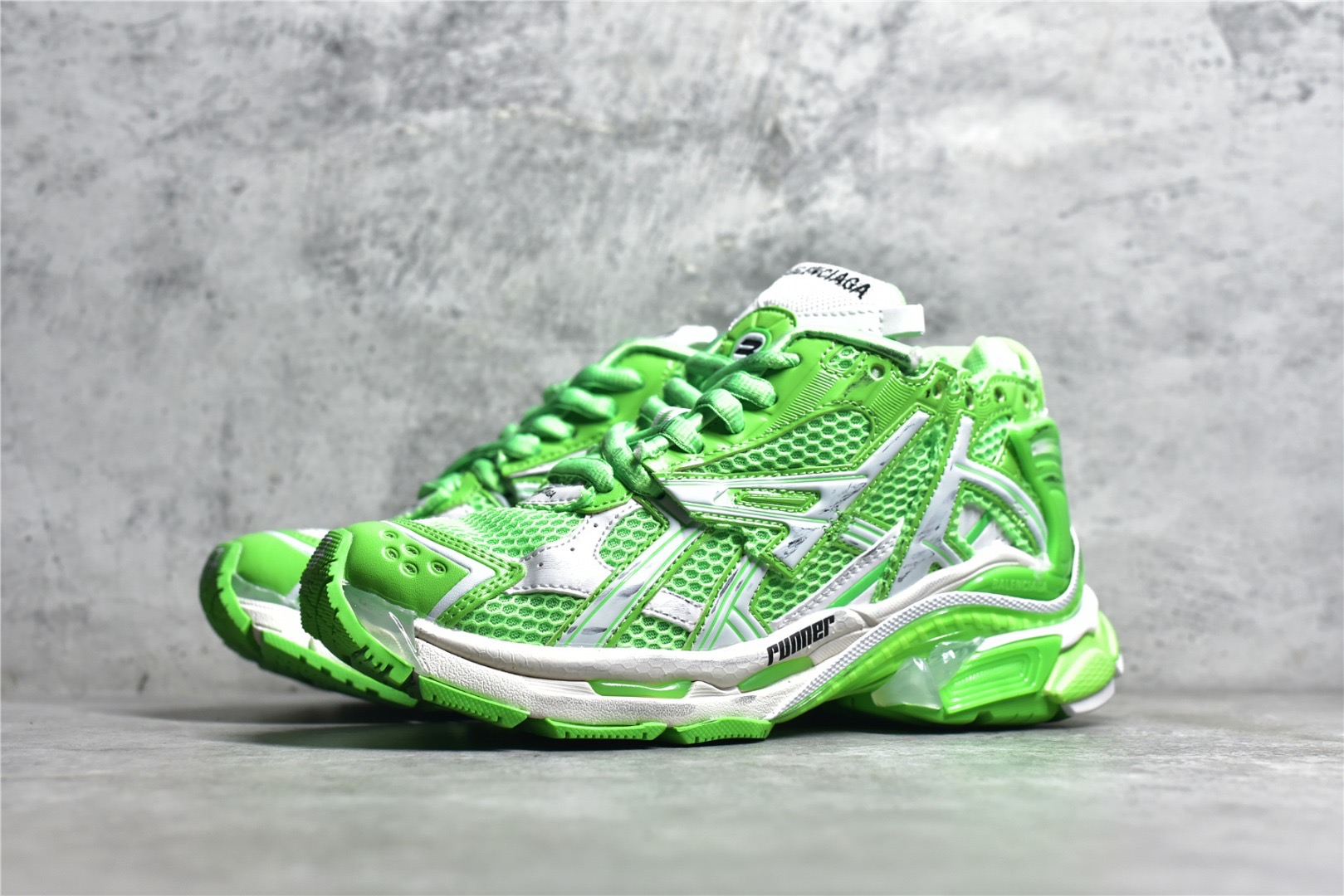 Balenciaga Runner Sneakers In FlugGreen
