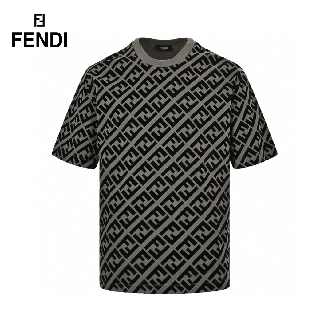 24ss Full Flocking Logo T-Shirt