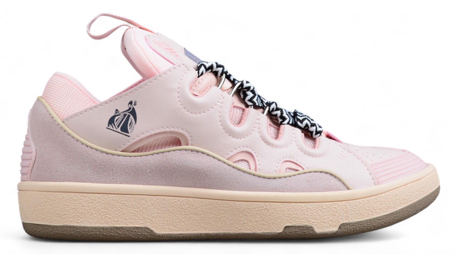 Lanvin Curb Sneaker - Pink/Black