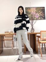 23FW Sliver Embroidery Logo Pants