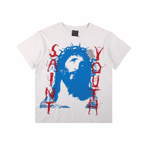 Blue Jesus Logo T-Shirt