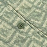 24ss Square Grid FF Logo Flax Tassels Short