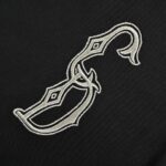 24ss Gold Thread Embroidery CD Logo T-Shirt