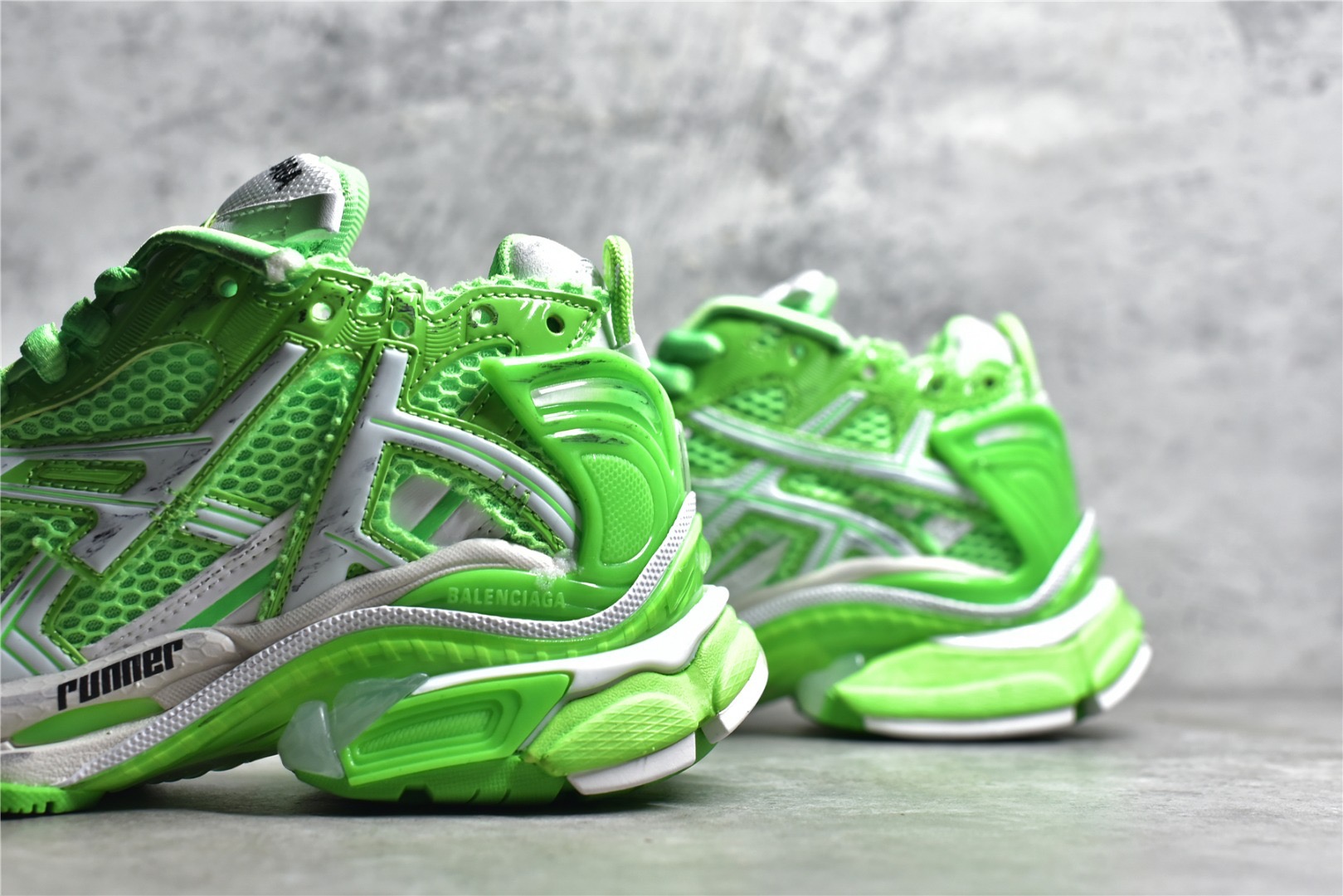 Balenciaga Runner Sneakers In FlugGreen