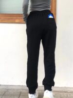 Howl's Moving Castle Flame Embroidery Logo Pants