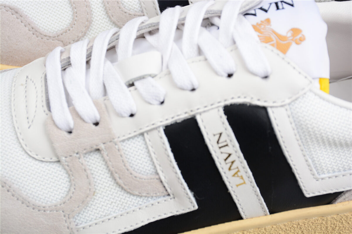 Lanvin Clay sneakers in black and white