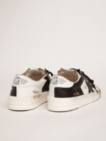 Stardan sneakers in black and white leather