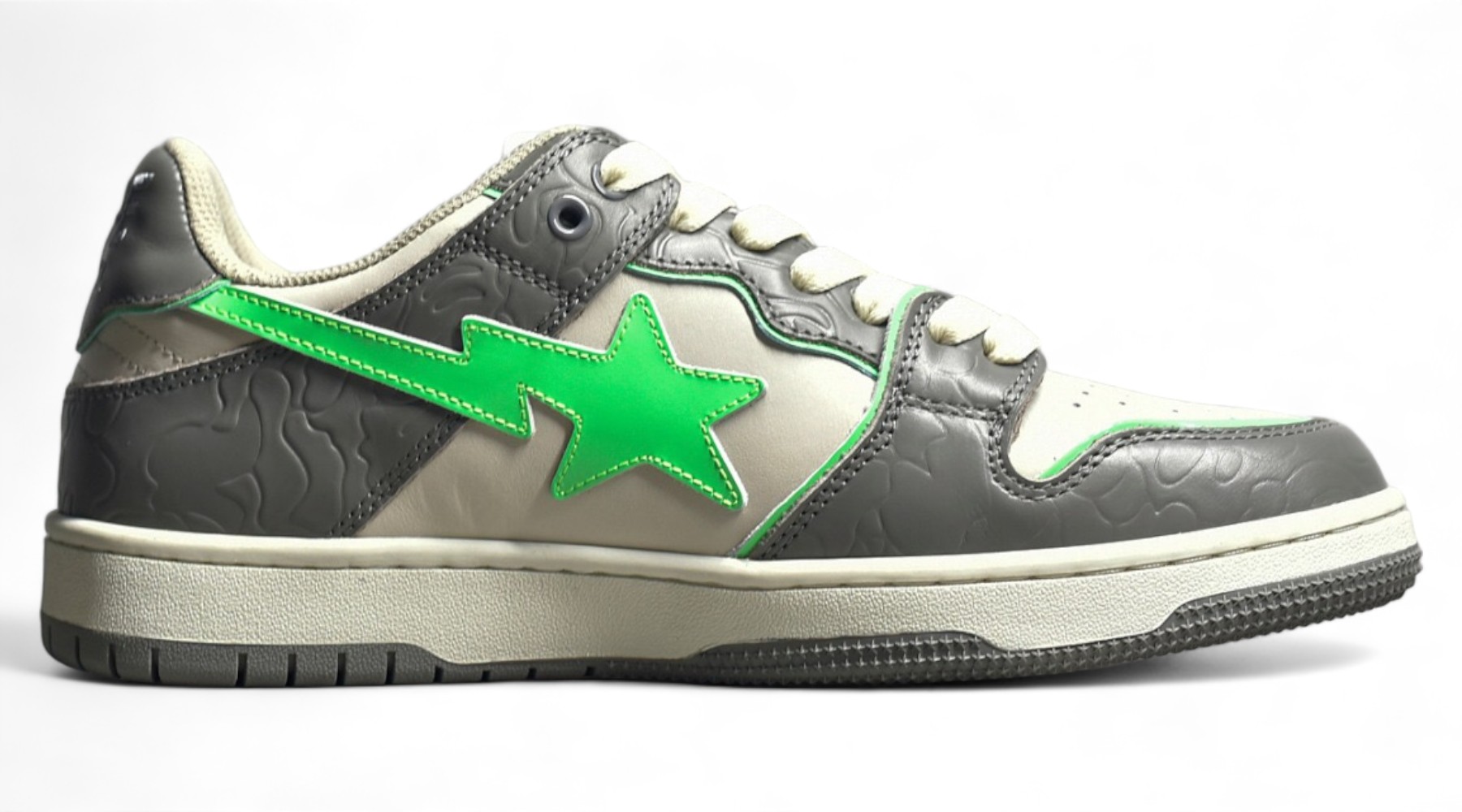 BAPE STA SK8 - grey green