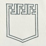 24ss FF Embroidery Logo Fake Pocket T-Shirt