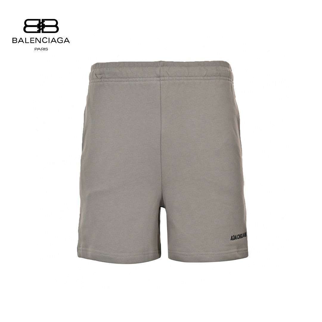 24ss Reversal Embroidery Logo Short