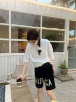 24ss Full Flocking Logo T-Shirt