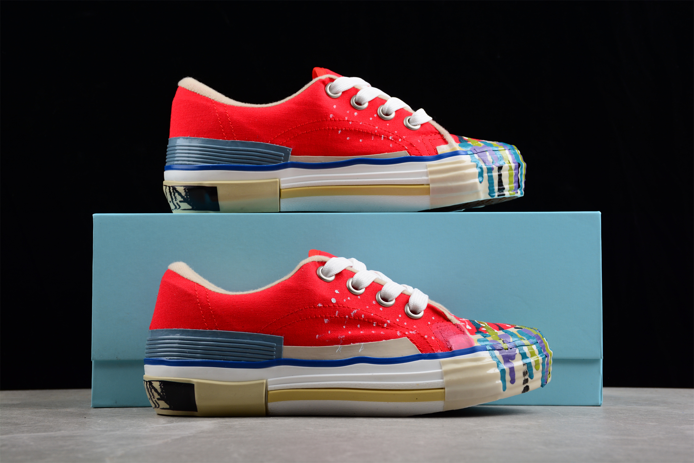 Lanvin x Gallery Dept Paint Splatter Sneakers