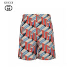 24ss Letter Pixel Logo Silk Blends Short