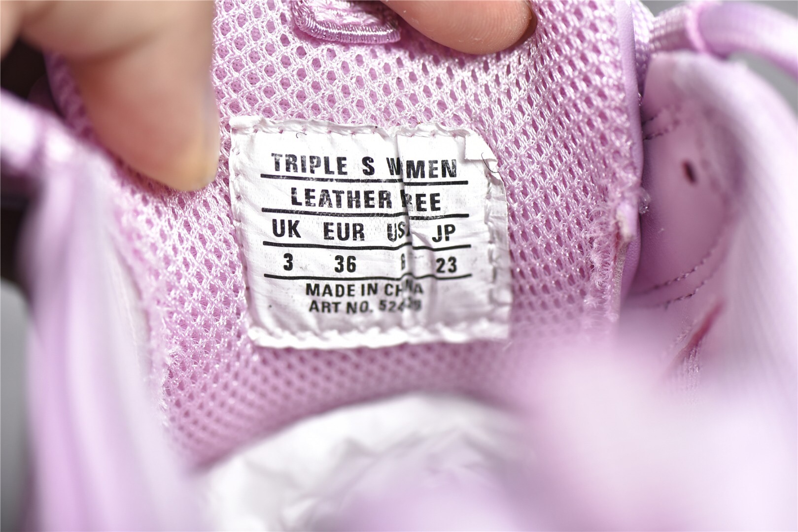 Balenciaga Triple S Allover Logo Pink