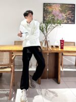 23FW Warhorse Embroidery Logo Pants