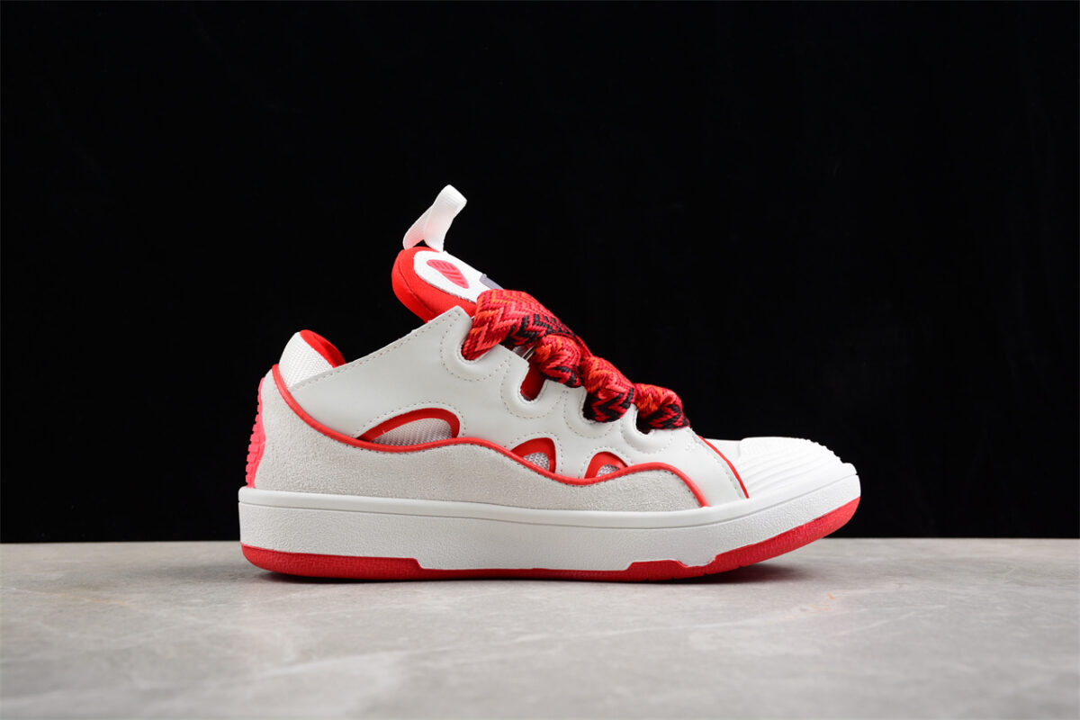 Lanvin Curb Sneaker Red/White
