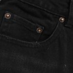 Three Lines Broken Holes Denim Short