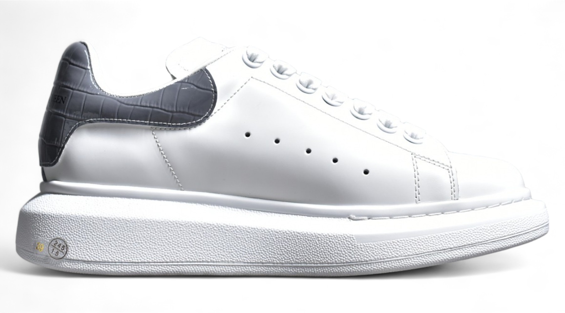 Alexander McQueen Oversized Sneaker Patent Grey
