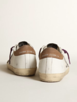Super-Star with leopard pony skin star and brown nubuck heel tab