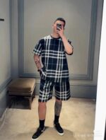 24ss Plaid Knit T-Shirt