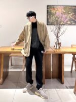 23FW Sliver Embroidery Logo Pants