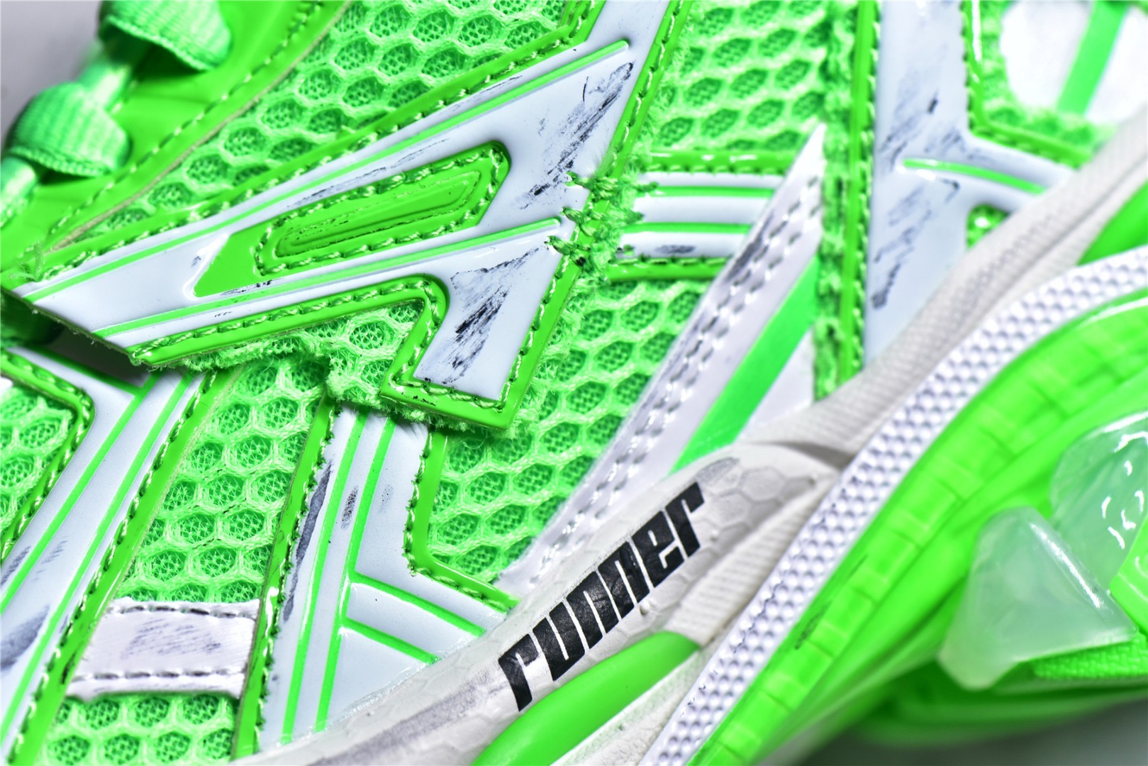 Balenciaga Runner Sneakers In FlugGreen