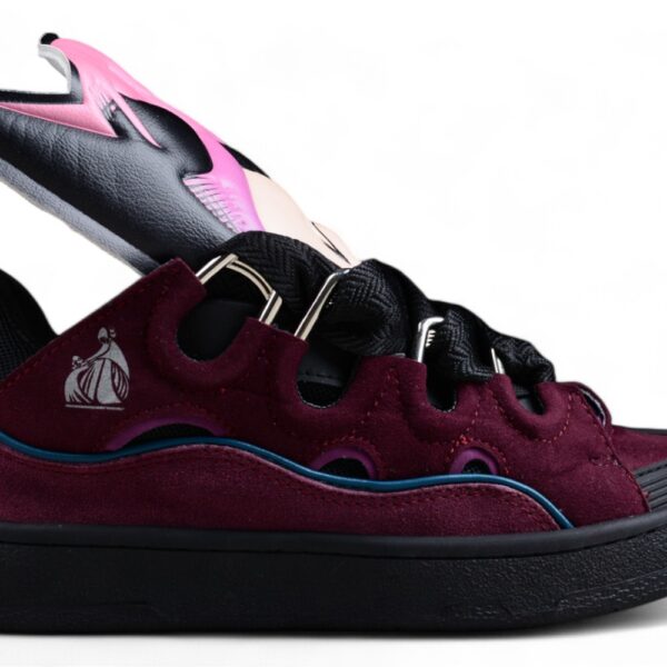 Lanvin Curb Cartoon Sports Sneaker Purple Shoes