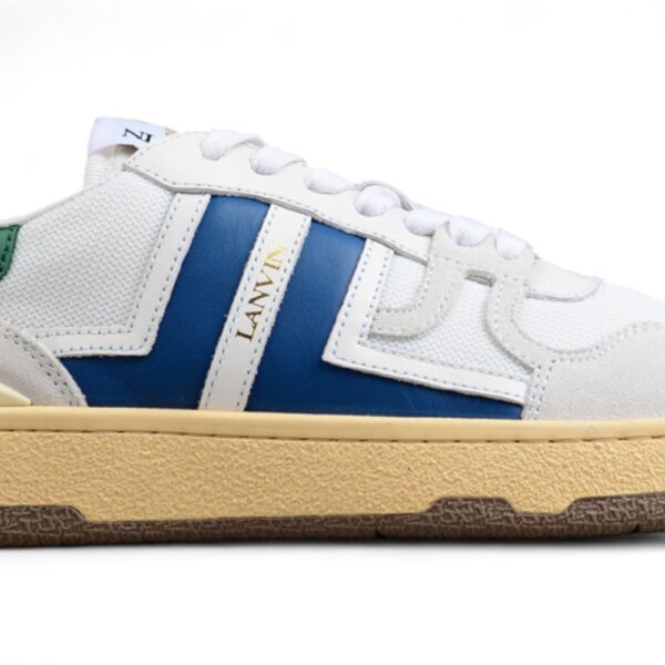 Tennis Low Top Sneaker - White/blue