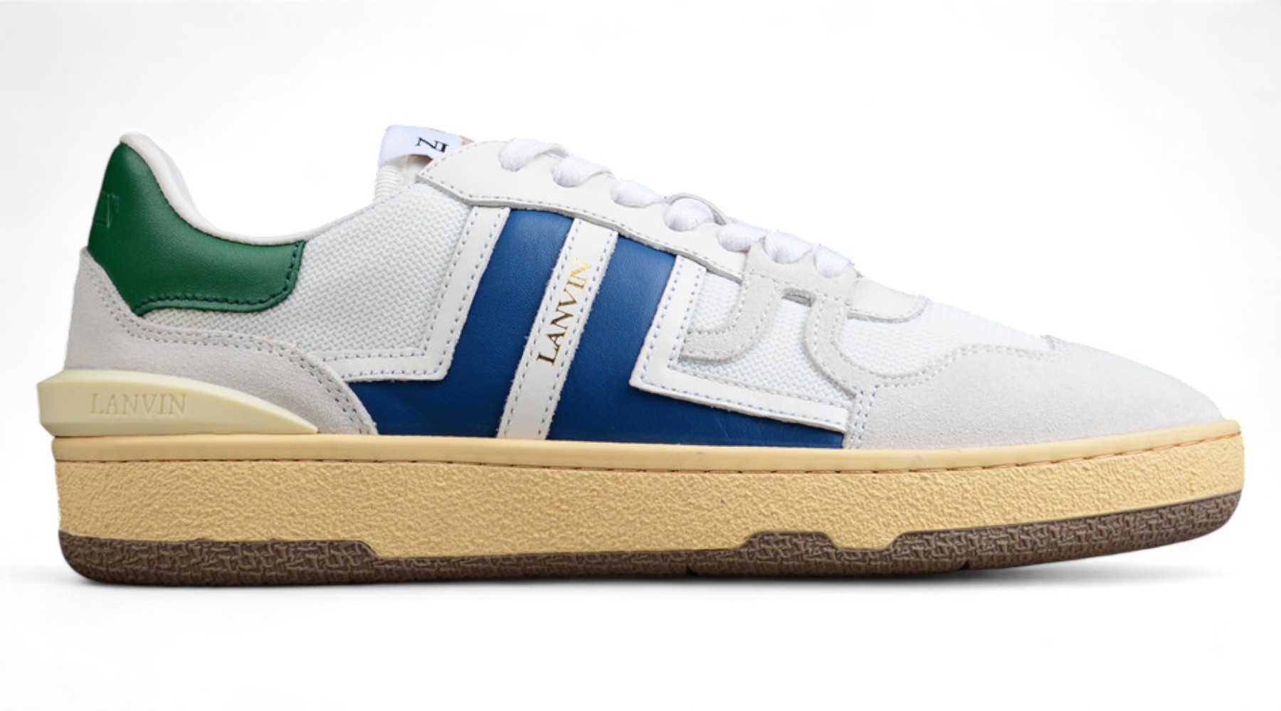 Tennis Low Top Sneaker - White/blue