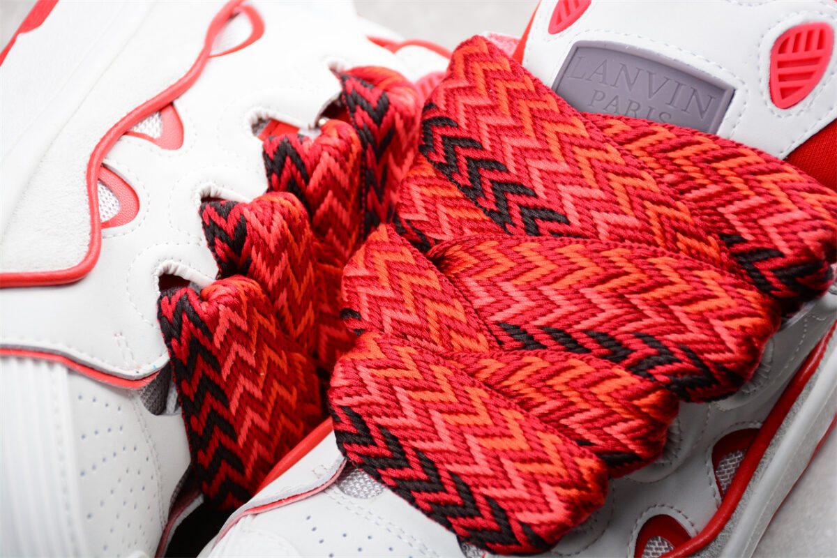 Lanvin Curb Sneaker Red/White
