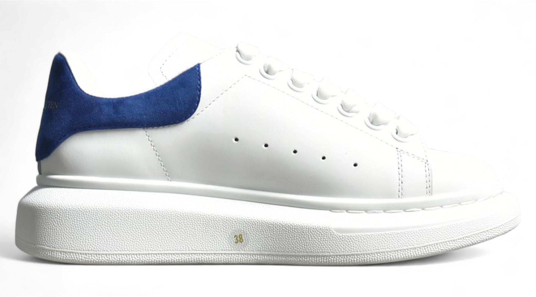 Alexander McQueen Oversized Sole Sneaker Suede Heel