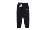 23Fw Classic Series Black and White Embroidery Logo Pants