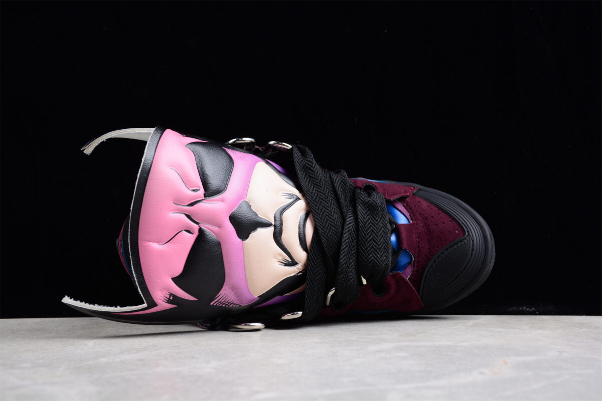 Lanvin Curb Cartoon Sports Sneaker Purple Shoes