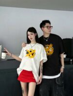 24ss Karl Lagerfeld Graffiti Logo T-Shirt