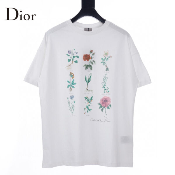 CD Flowers Specimen Logo T-Shirt