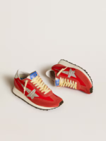 Marathon with red nylon upper and silver star