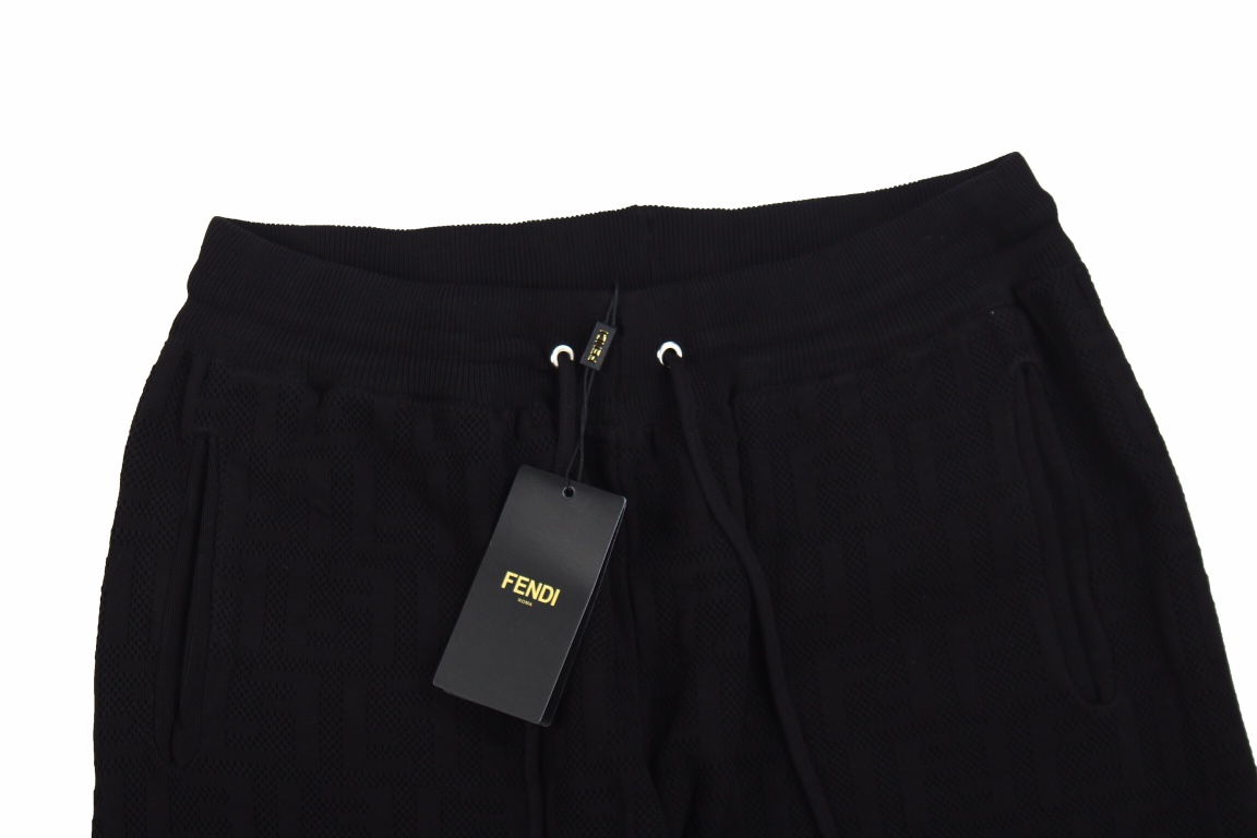 Ghost Line Double F Logo Knit Short