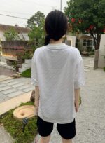 24ss Full Flocking Logo T-Shirt