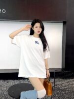 24ss Chest Small Embroidery Knight Warhorse Logo T-Shirt
