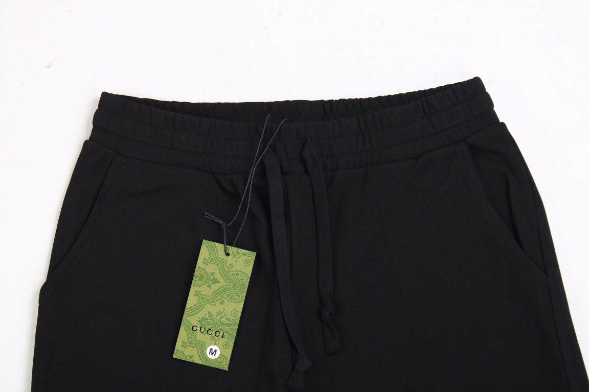 23ss Rainbow Gradual Change Color Lightning Logo Short