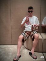 24ss Plaid Knit Short