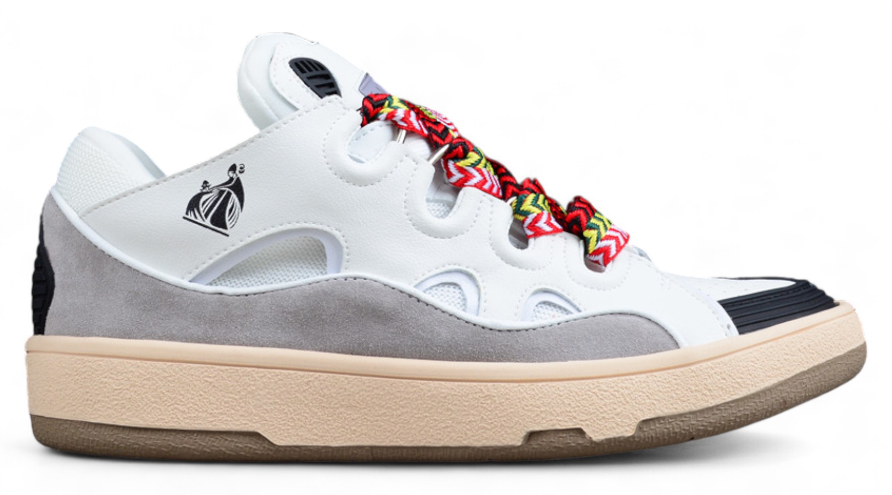 Lanvin Curb Leather Sneakers