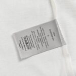 24ss Gold Thread Embroidery CD Logo T-Shirt