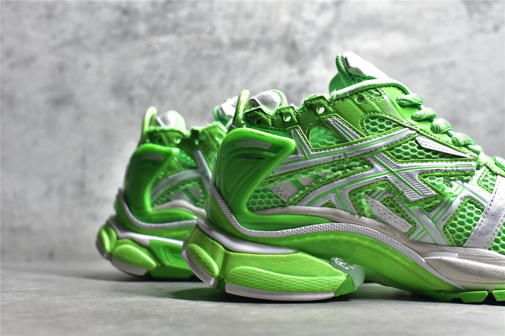 Balenciaga Runner Sneakers In FlugGreen