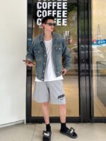 23SS Embroidery Logo Short