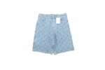 23SS 4G Full GG Logo Jacquard Weave Denim Short