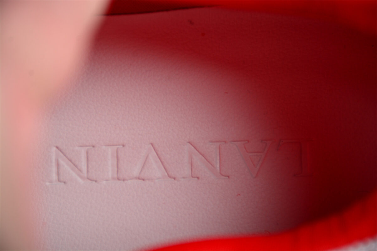 Lanvin Curb Sneaker Red/White