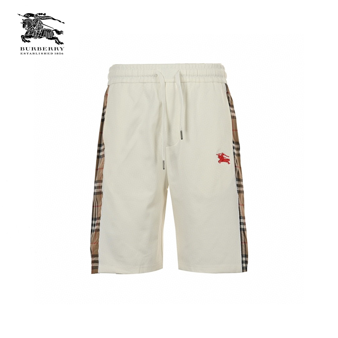 Embroidery Warhorse Logo Side Joint Plaid Short