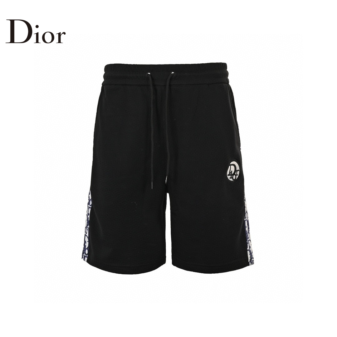 Side Monogram Braid Logo Short