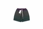 Grandual Change Color Monogram Logo Denim Short